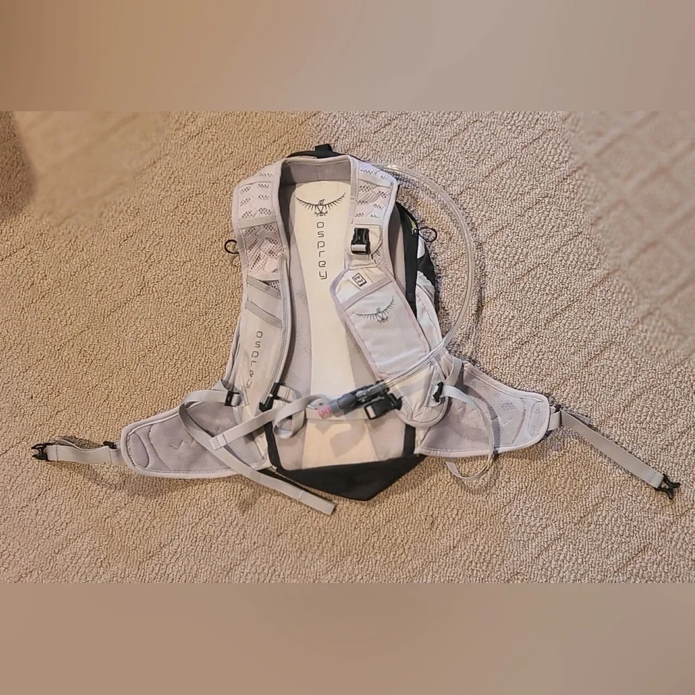 Osprey Rev 18 Men's Hiking Backpack - Black and Gray with 2.5 L bladder
